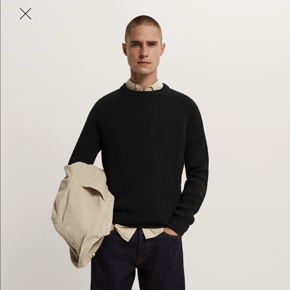 Double knit sweater